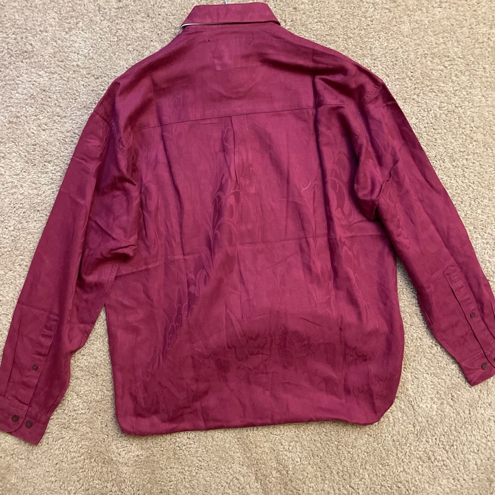 Burgundy button down - Picture 7 of 7